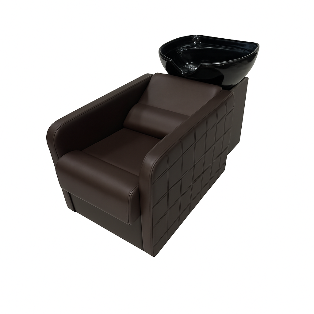 Sk-1004 Shampoo Station With Fixed Ceramic Basin