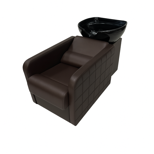 Sk-1004 Shampoo Station With Fixed Ceramic Basin