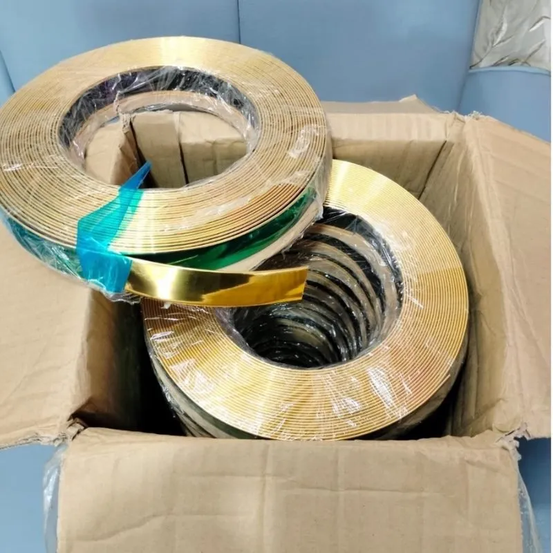 Golden PVC Strip for Sofa and Chair, 1.5 Inch
