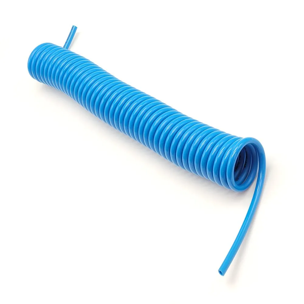 Blue PU Spring Pipe for Air Compressor, 8mm, 5 Metres