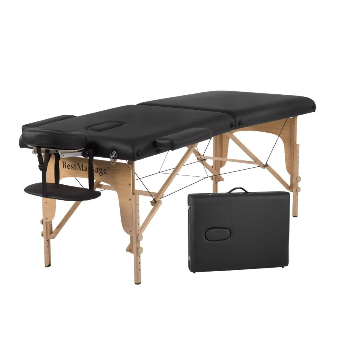 Folding Facial Bed for Salon and Parlour