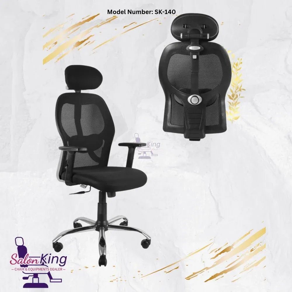 Net Back Office Chair with Headrest