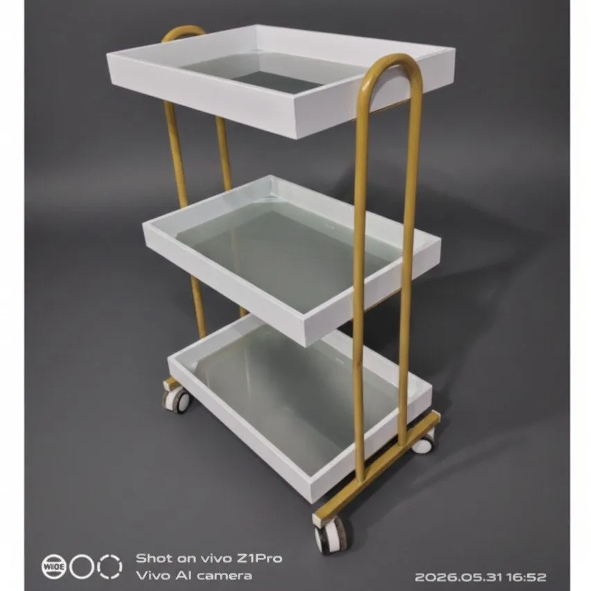 Premium 3-Tier Salon Trolley, photo 2