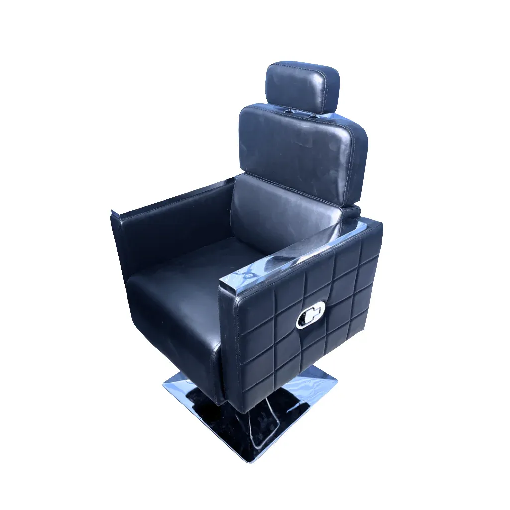 Beauty Parlour and Salon Chair with Quilted Arm Panels