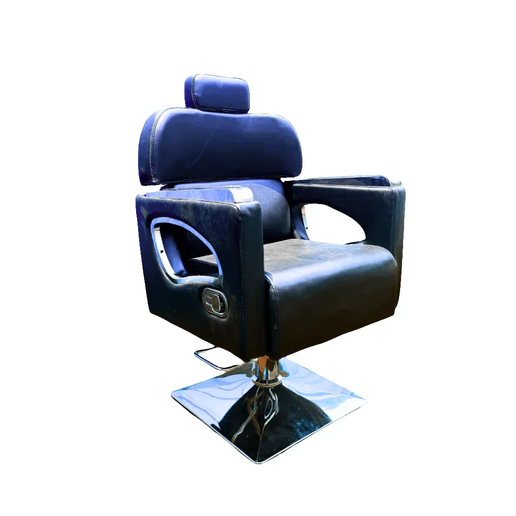 Beauty Parlour and Salon Chair with Cut-Out Arm Panels
