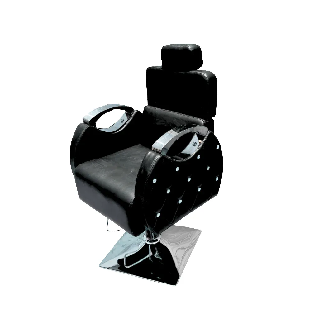 Beauty Parlour and Salon Chair with Studded Arm Panels