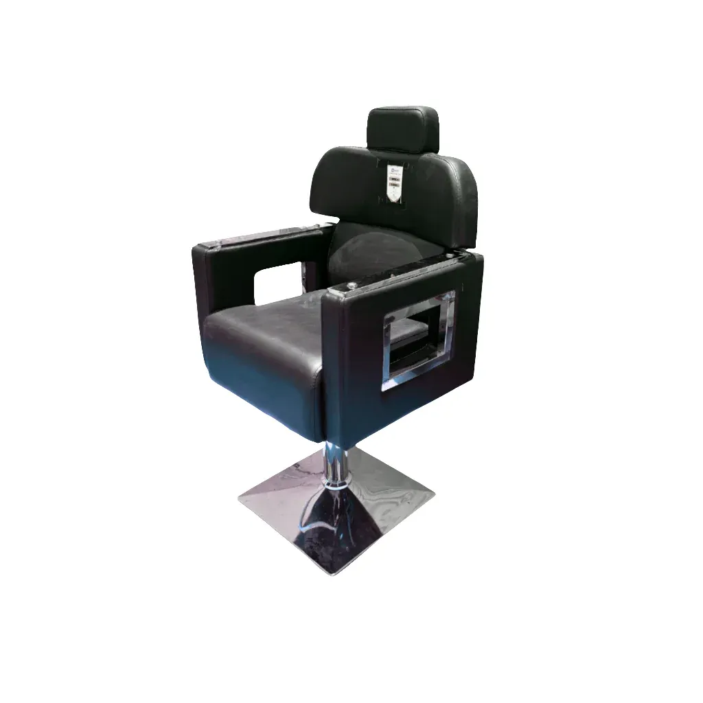 Beauty Parlour and Salon Chair with Window Arm Panels