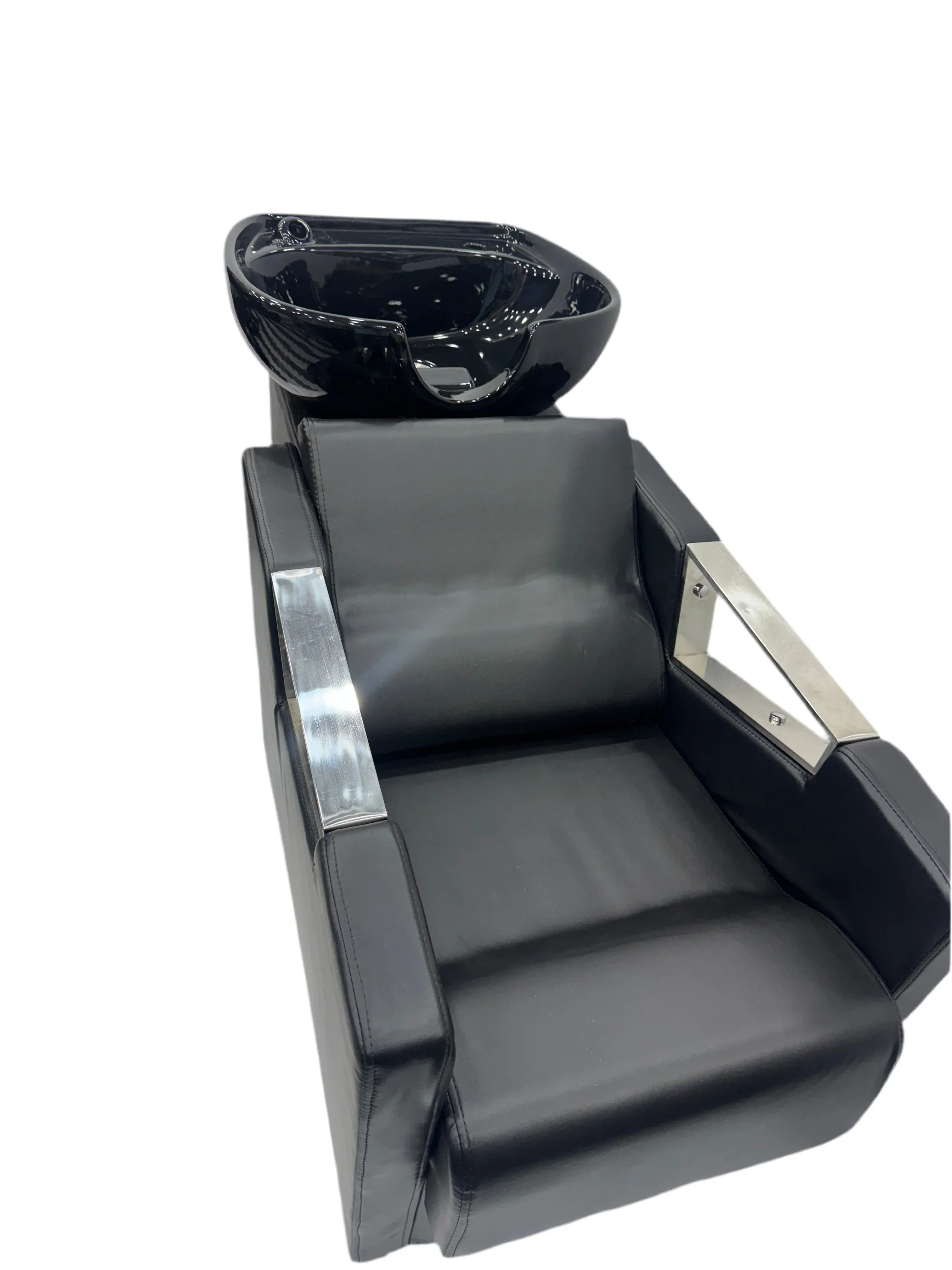 Shampoo Station with Angled Chrome Arm Plates, photo 3