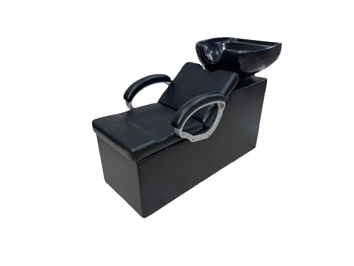Shampoo Station with Fixed Ceramic Basin and Padded Armrests, photo 2