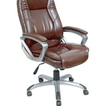 High Back Boss Chair, Brown