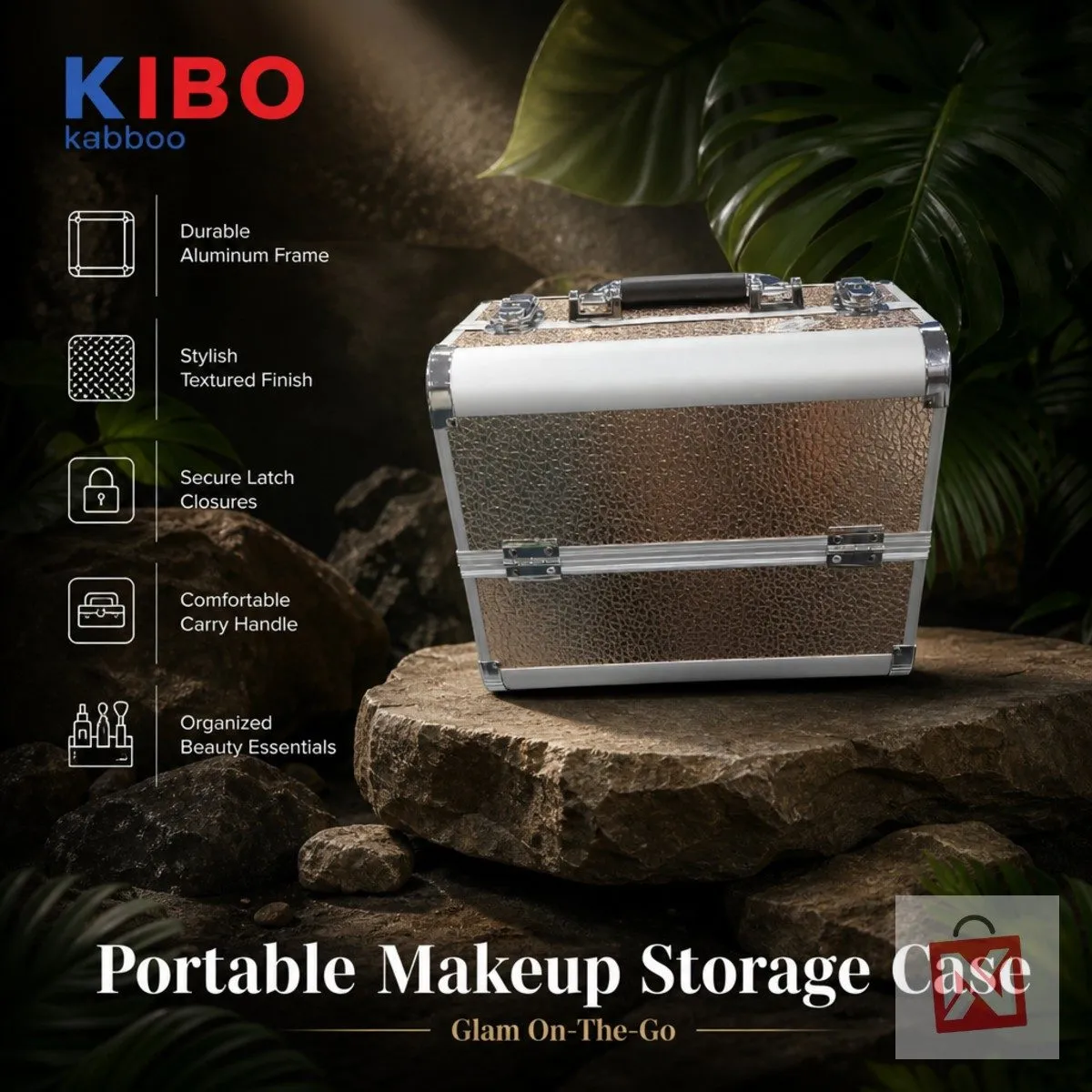 Makeup Vanity Box 742 with Small Case