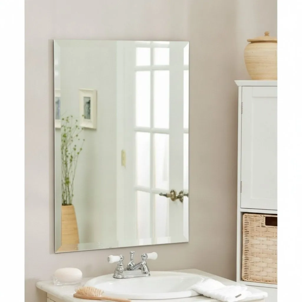 Salon Mirror 6 × 2 Feet, 5mm Glass, Polished Edge