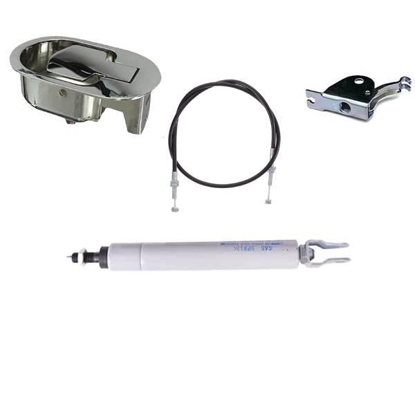 SK Salon Chair Hydraulic Pump And Recliner Set Wire WIre And Push Button